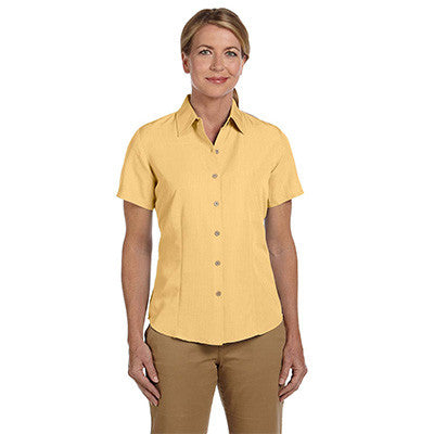 Harriton Ladies Barbados Textured Camp Shirt - EZ Corporate Clothing
 - 10