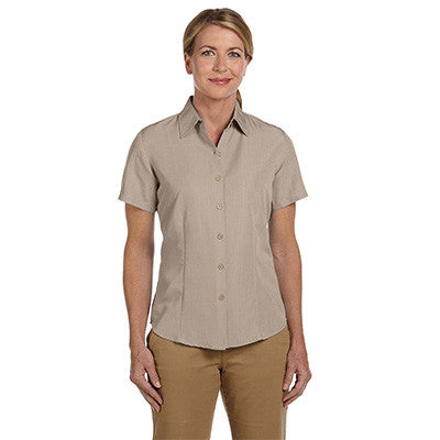 Harriton Ladies Barbados Textured Camp Shirt - EZ Corporate Clothing
 - 5