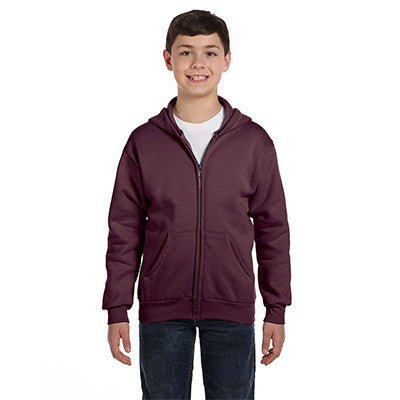 Hanes Youth Comfortblend Ecosmart Full-Zip Hoodie - Company Gear