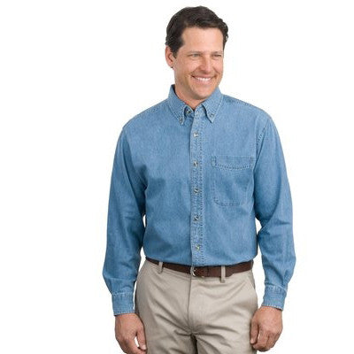 Port Authority Denim Shirt - Longsleeve - EZ Corporate Clothing
 - 2