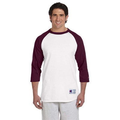 Champion 6.1oz. Tagless Raglan Baseball T-Shirt - EZ Corporate Clothing
 - 11