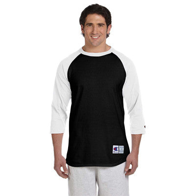 Champion 6.1oz. Tagless Raglan Baseball T-Shirt - EZ Corporate Clothing
 - 3