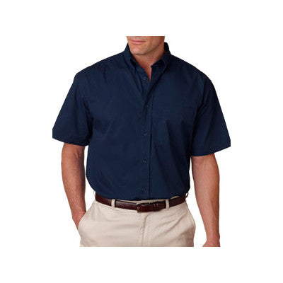 UltraClub Short-Sleeve Whisper Twill Shirt - Company Clothing.