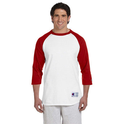 Champion 6.1oz. Tagless Raglan Baseball T-Shirt - EZ Corporate Clothing
 - 15