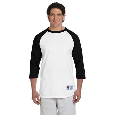Champion 6.1oz. Tagless Raglan Baseball T-Shirt - EZ Corporate Clothing
 - 4