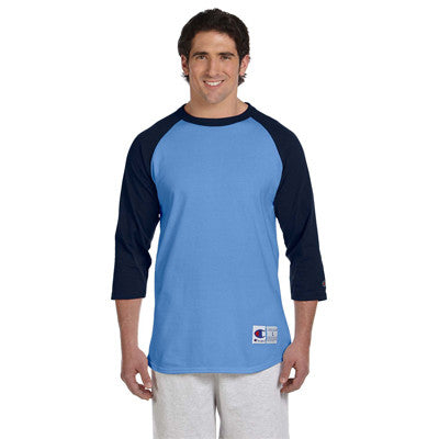 Champion 6.1oz. Tagless Raglan Baseball T-Shirt - EZ Corporate Clothing
 - 5