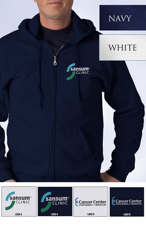 Sansum Clinic Gildan Full-Zip Hooded Sweatshirt - EZ Corporate Clothing
 - 2