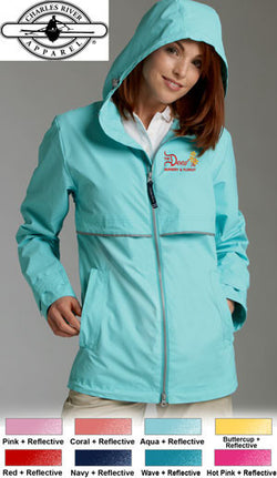 Charles River Womens Rain Jacket - EZ Corporate Clothing
 - 2