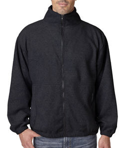 UltraClub Mens Iceberg Fleece Full-Zip Jacket - EZ Corporate Clothing
 - 2