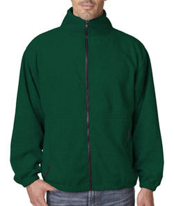 UltraClub Mens Iceberg Fleece Full-Zip Jacket - EZ Corporate Clothing
 - 4