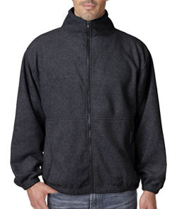 UltraClub Mens Iceberg Fleece Full-Zip Jacket - EZ Corporate Clothing
 - 3