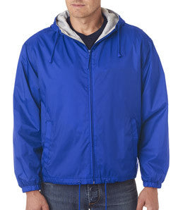UltraClub Fleece-Lined Hooded Jacket - EZ Corporate Clothing
 - 7