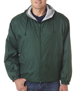 UltraClub Fleece-Lined Hooded Jacket - EZ Corporate Clothing
 - 4