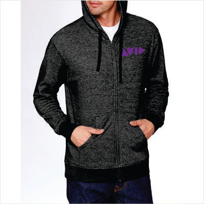 Next Level Adult Denim Fleece Full-Zip Hoody - AVID Company Store