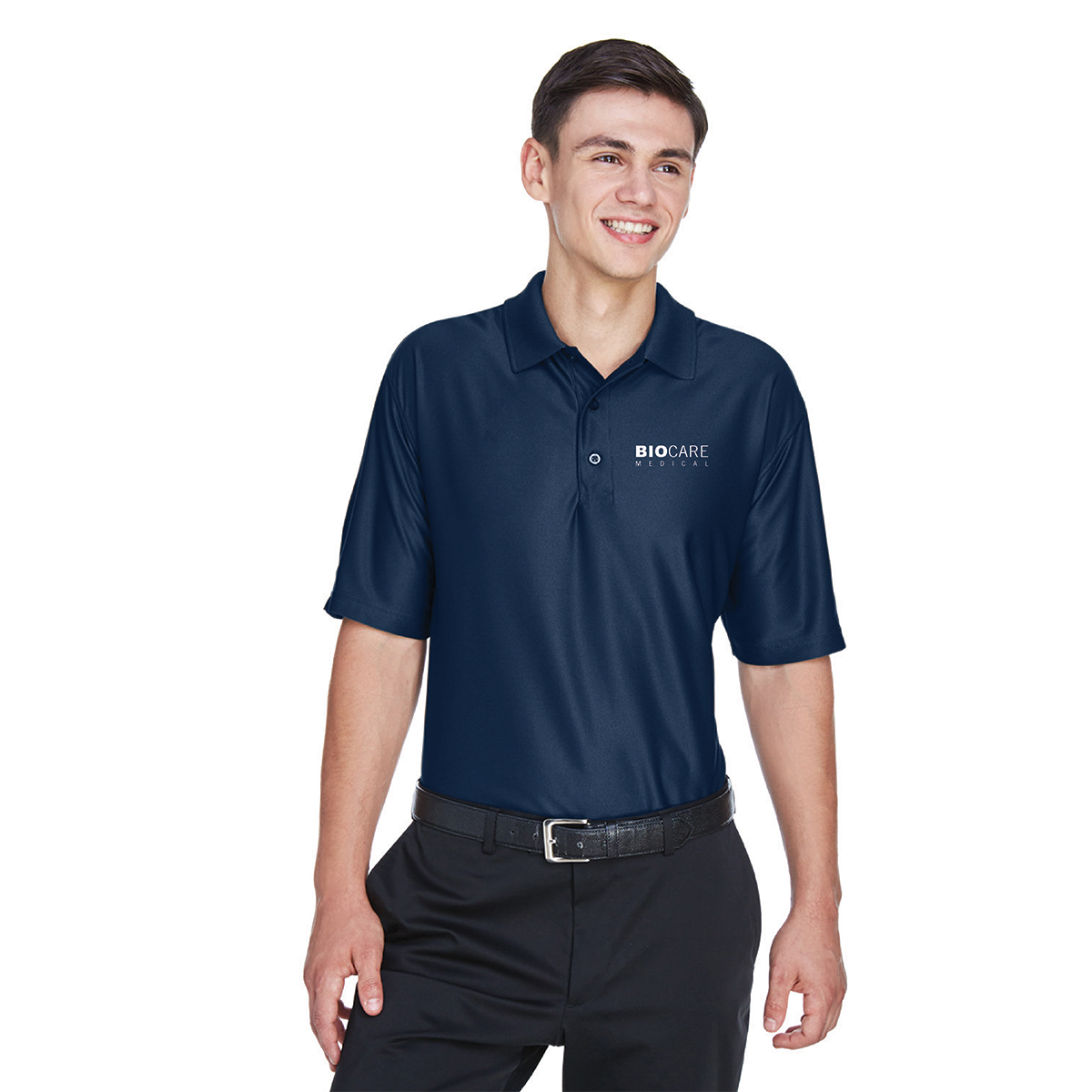 UltraClub Men's Cool & Dry Elite Performance Polo - Biocare Medical Company Store