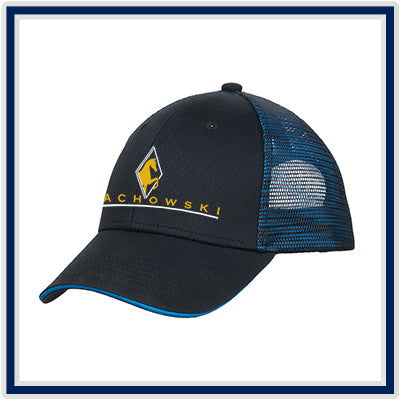 Port Authority Double Mesh Snapback Sandwich Bill Cap - Stachowski Farms Company Store