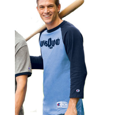 Champion 6.1oz. Tagless Raglan Baseball T-Shirt - EZ Corporate Clothing
 - 1