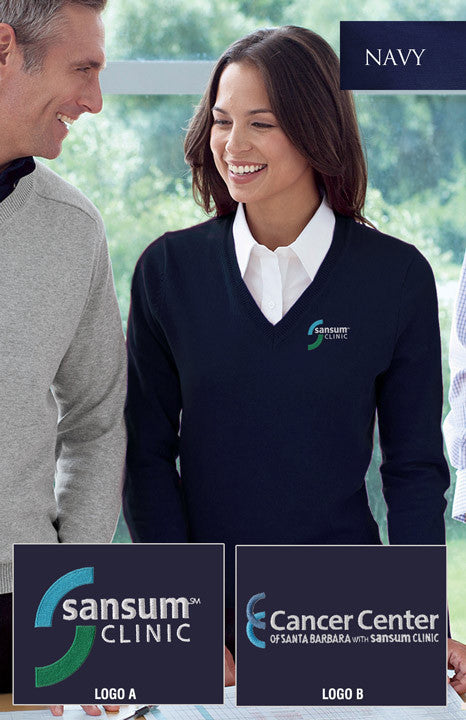 Sansum Clinic Devon & Jones Ladies V-Neck Sweater - EZ Corporate Clothing
 - 2