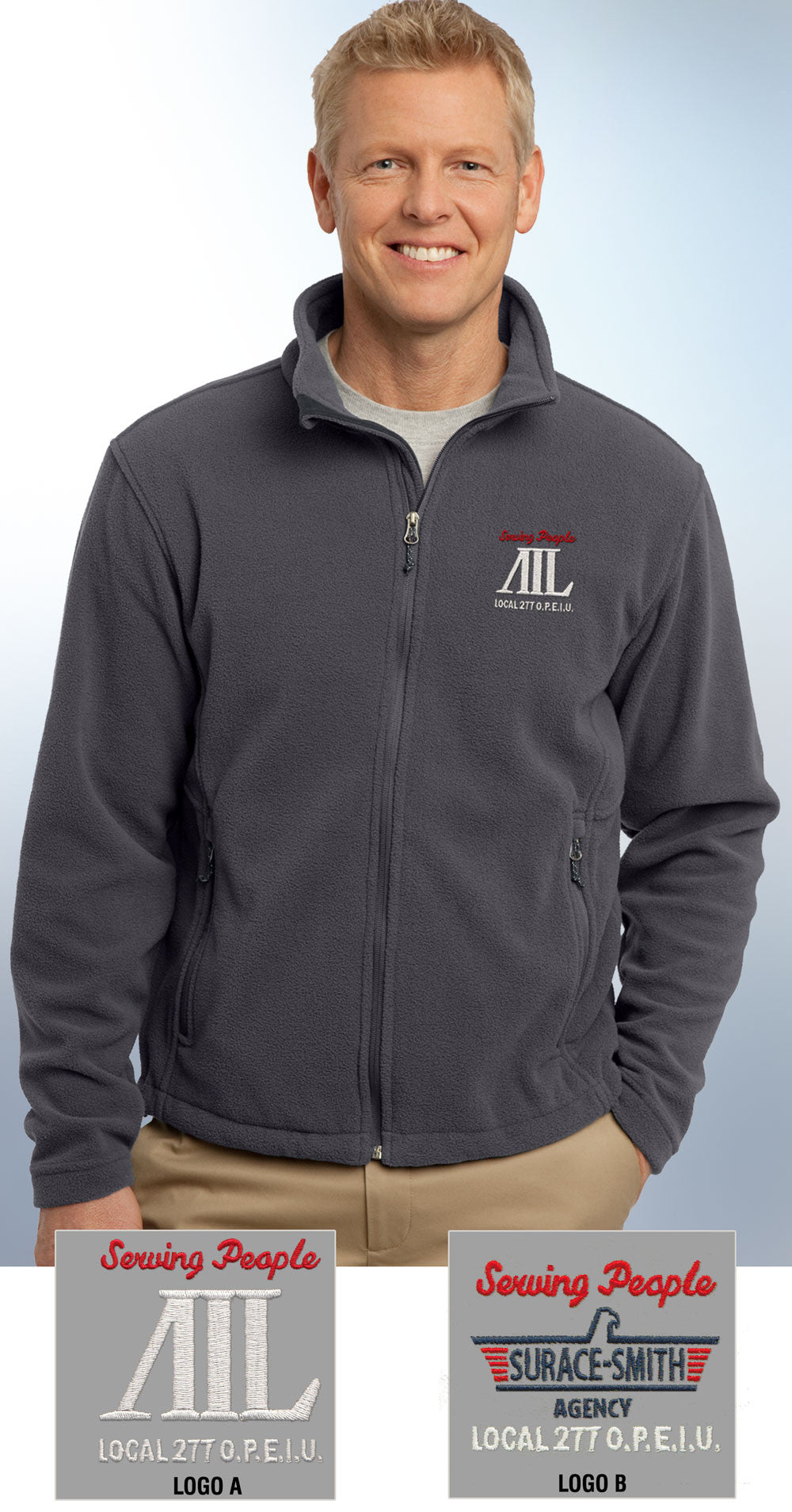 Port Authority Men's Value Fleece Jacket - AIL - EZ Corporate Clothing
 - 1