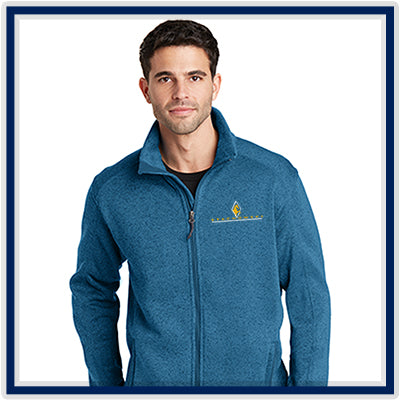 Port Authority Sweater Fleece Jacket - Stachowski Farms Company Store