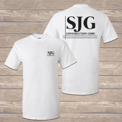 Custom White T-Shirt Special - Construction Worker Special