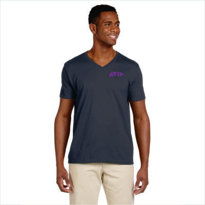 Gildan Adult Softstyle V-Neck T-Shirt - AVID Company Store