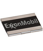 Custom Engraved Steel Business Card Holder - EZ Corporate Clothing
 - 1