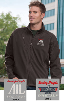 Port Authority Men's Textured Soft Shell Jacket - AIL - EZ Corporate Clothing
 - 1