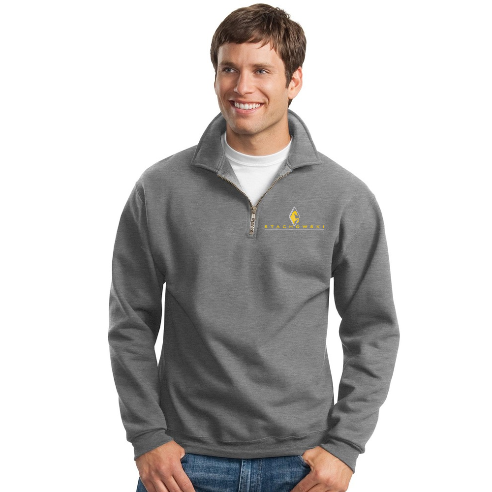 Jerzees Super Sweats 1/4-Zip Pullover with Cadet Collar - Stachowski Farms Company Store
