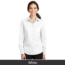 Port Authority Ladies SuperPro Twill Long-Sleeve Shirt