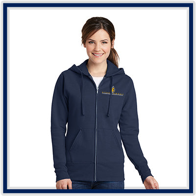 Port & Company Ladies' Core Fleece Full-Zip Hooded Sweatshirt - Stachowski Farms Company Store