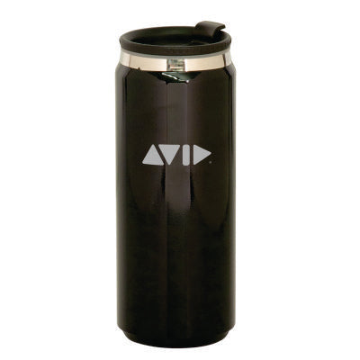 15oz. Black Stainless Steel King Can Travel Mug - AVID Company Store