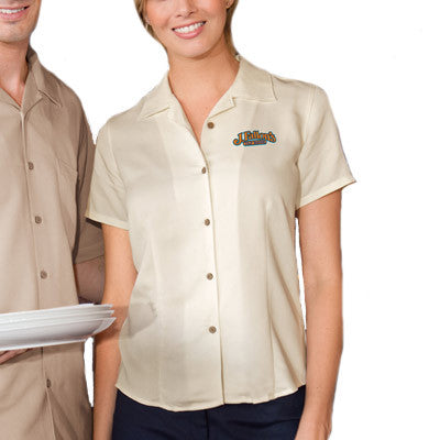 Harriton Ladies Bahama Cord Camp Shirt - EZ Corporate Clothing
 - 1