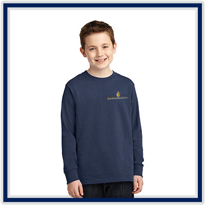 Port & Company Youth Long-Sleeve Core Cotton Tee - Stachowski Farms Company Store