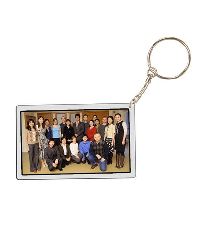 Rectangle Ceramic Keychain with Custom Picture - EZ Corporate Clothing
 - 2