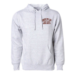 Independent Trading Co. Hooded Sweatshirt, Left Chest Design - Brooklyn Law School Company Store