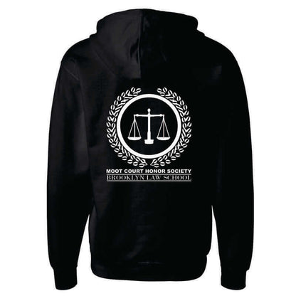 Independent Trading Co. Full Zip Hooded Sweatshirt - Brooklyn Law School Company Store