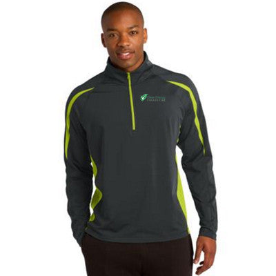 Sport-Tek Stretch 1/2-Zip Colorblock Pullover - Clean Energy Collective - EZ Corporate Clothing
 - 1
