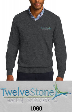 Port Authority V-Neck Sweater - TwelveStone Health Partners Company Store