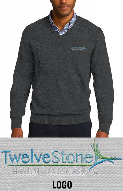 Port Authority V-Neck Sweater - TwelveStone Health Partners Company Store