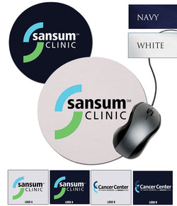 Sansum Clinic Round Mousepad - EZ Corporate Clothing
 - 2