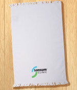 Sansum Clinic Anvil Fringed Hand Towel - EZ Corporate Clothing
 - 1