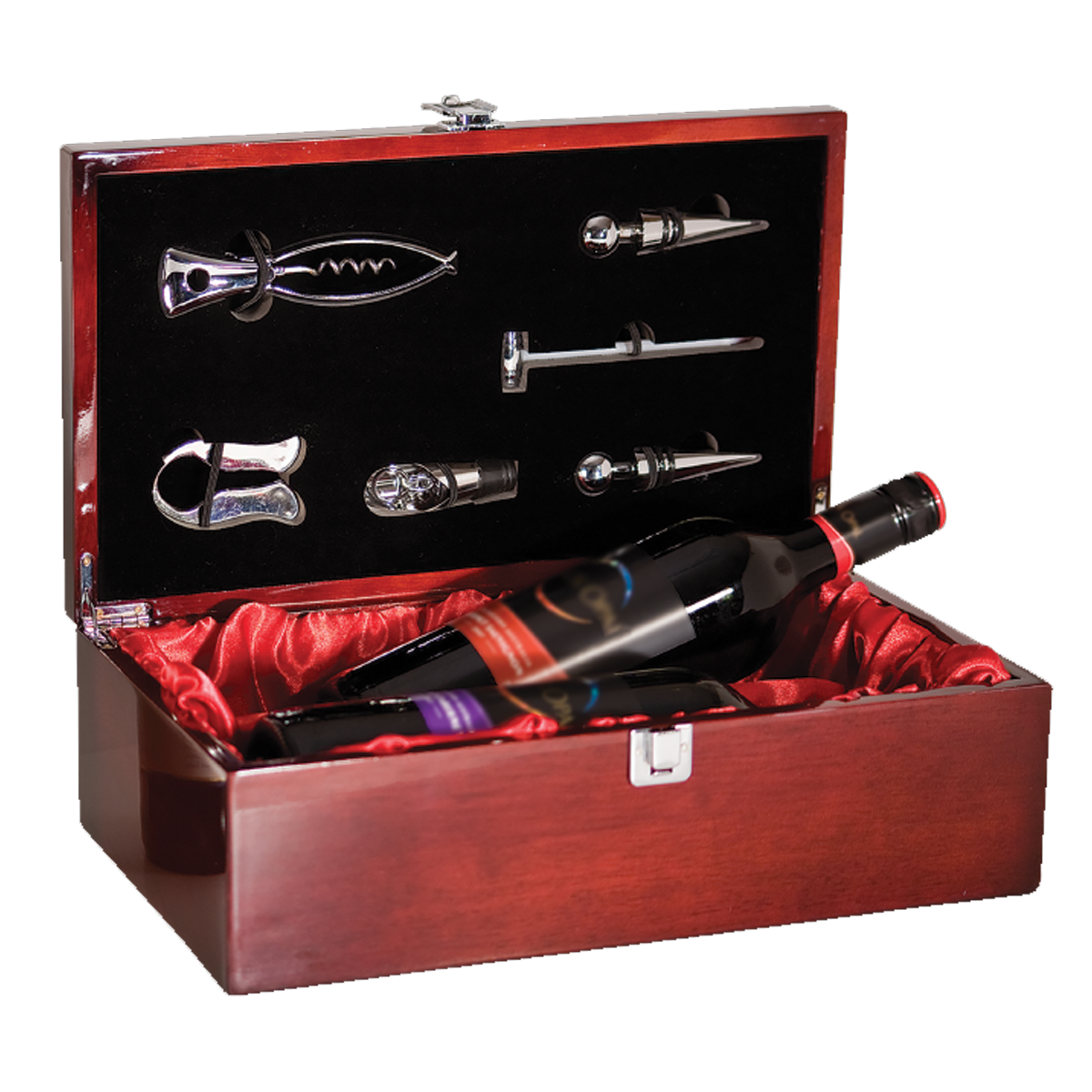 Double Bottle Wine Box with Tools - LZR