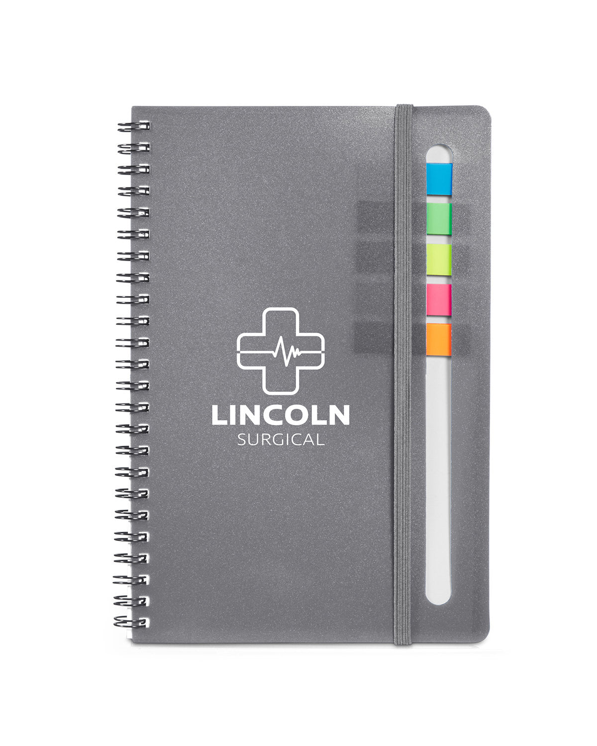#Semester Spiral Notebook With Sticky Flags - SP