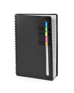 #Semester Spiral Notebook With Sticky Flags - SP
