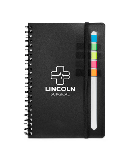 #Semester Spiral Notebook With Sticky Flags - SP