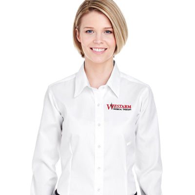 UltraClub Ladies' Non-Iron Pinpoint - WestArm Therapy Company Store