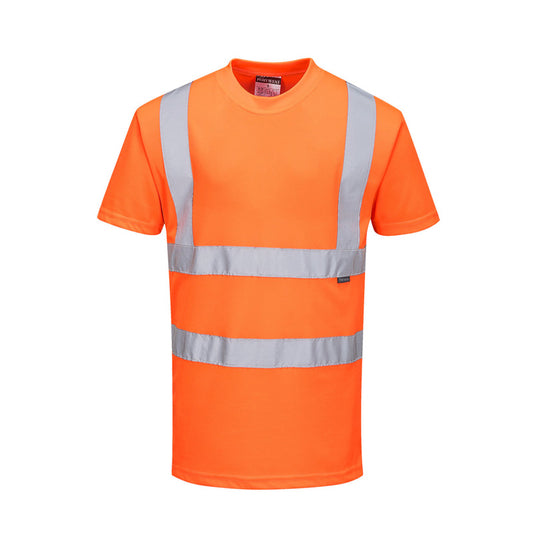 Portwest Hi-Vis Short-Sleeve Shirt, Orange