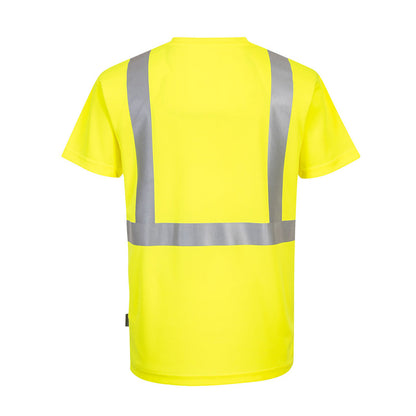 Portwest Nashville Two-Tone Reflective T-Shirt, Yellow/Black